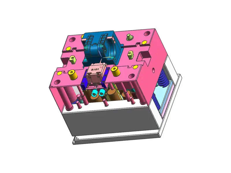 Full 3D mould structure and DFM analysis for complex parts