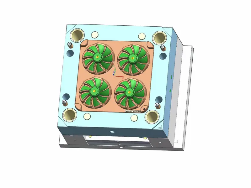 Multi-cavity balanced runner design for precision injection moulding